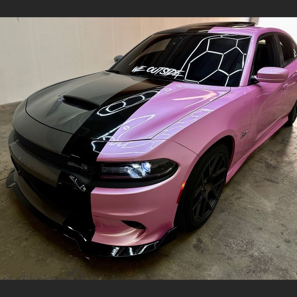 Time-Limited Sale Ravoony Plus Glossy Metal Paint Shell Pink Car Wrap