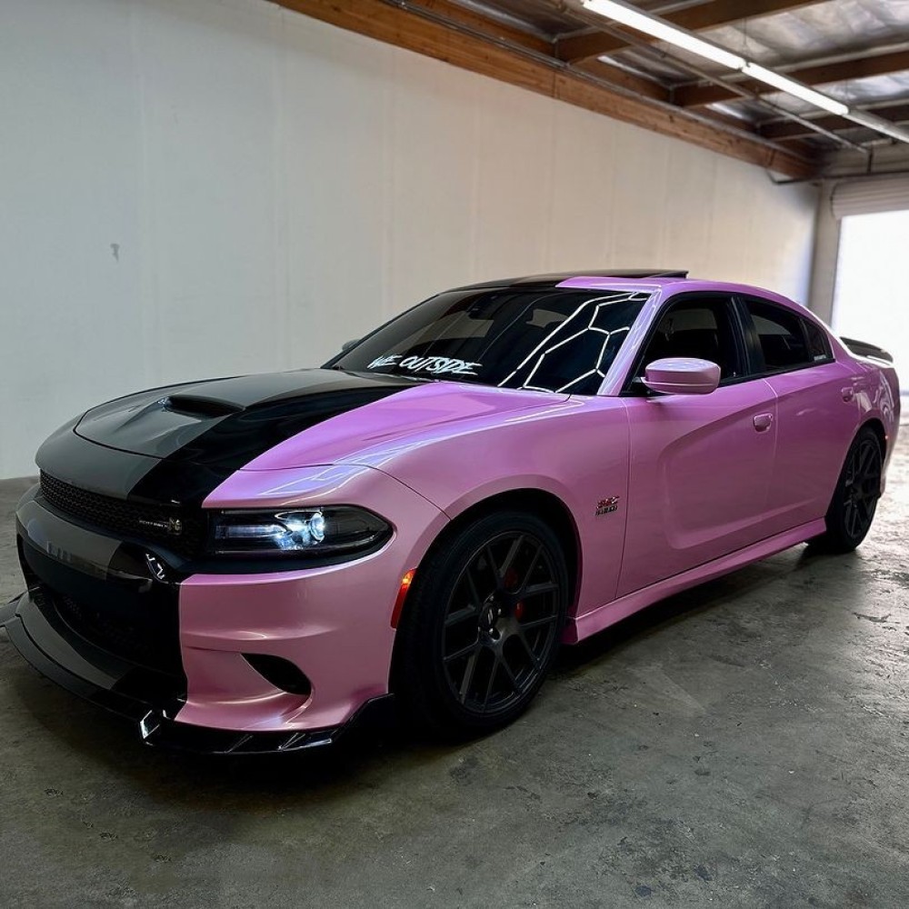Time-Limited Sale Ravoony Plus Glossy Metal Paint Shell Pink Car Wrap