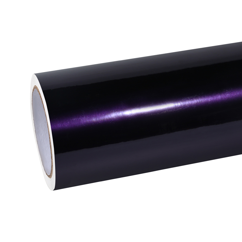 Ravoony Basic Audi Gloss Midnight Purple Car Vinyl Wrap