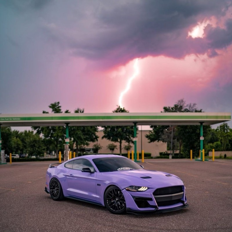 Ravoony Plus Glossy Lavender Purple Car Wrap