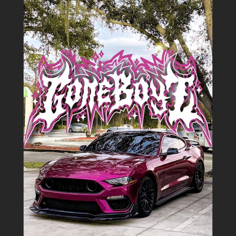 Ravoony Plus PET Glossy Metallic Rubellite Purple Vinyl Wrap