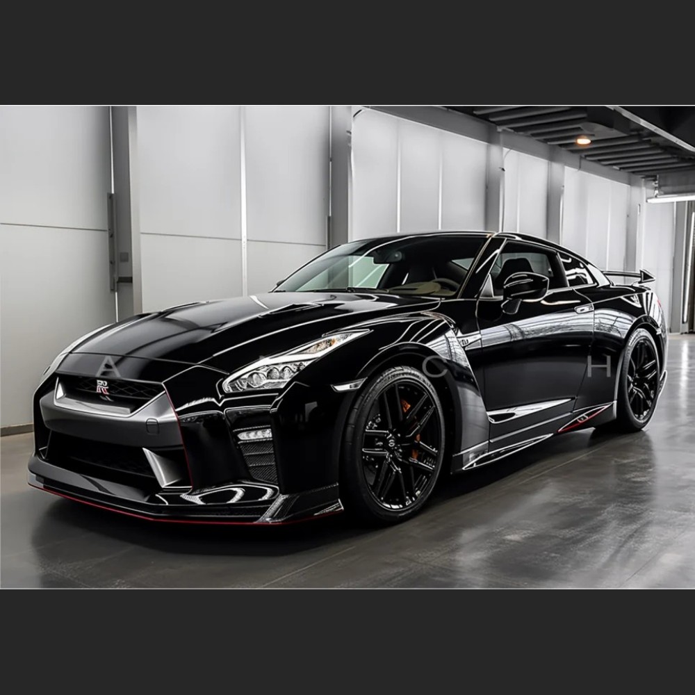 Ravoony Plus Super Gloss PET Piano Black Car Wrap