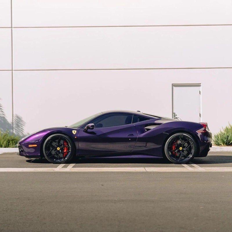 Ravoony Plus Gloss Midnight Purple Car Vinyl Wrap