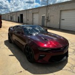 Ravoony Plus Glossy Carbon Fiber Forging Red Vinyl Car Wrap