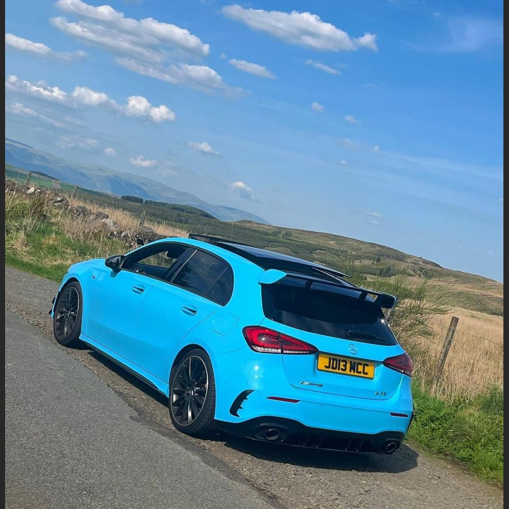 Time-Limited Sale Ravoony Plus Glossy Crystal Blue Sky Car Vinyl Wrap