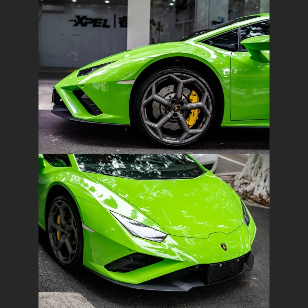 Ravoony Plus Lime Green Vinyl Wrap