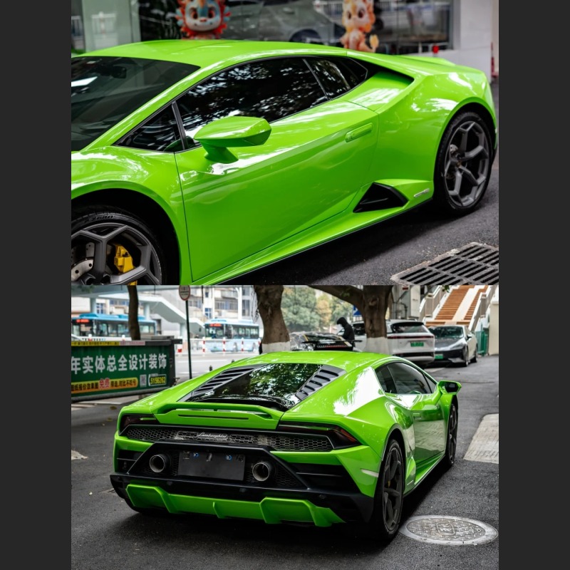 Ravoony Plus Lime Green Vinyl Wrap