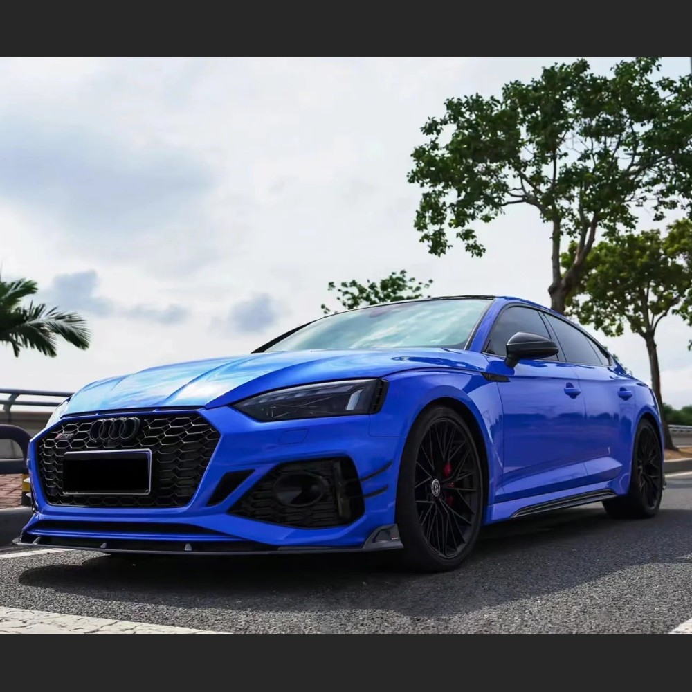 Ravoony Plus Glossy Crystal Royal Blue Car Vinyl Wrap