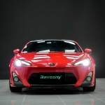 Ravoony Plus Glossy Crystal Ferrari Red Vinyl Car Wrap