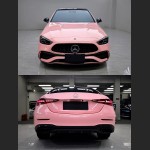 Ravoony Plus PET Gloss Crystal Peach Pink Car Vinyl Wrap
