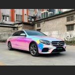 Ravoony Plus Super Gloss Holographic Rainbow Neo Chrome Car Vinyl Wrap