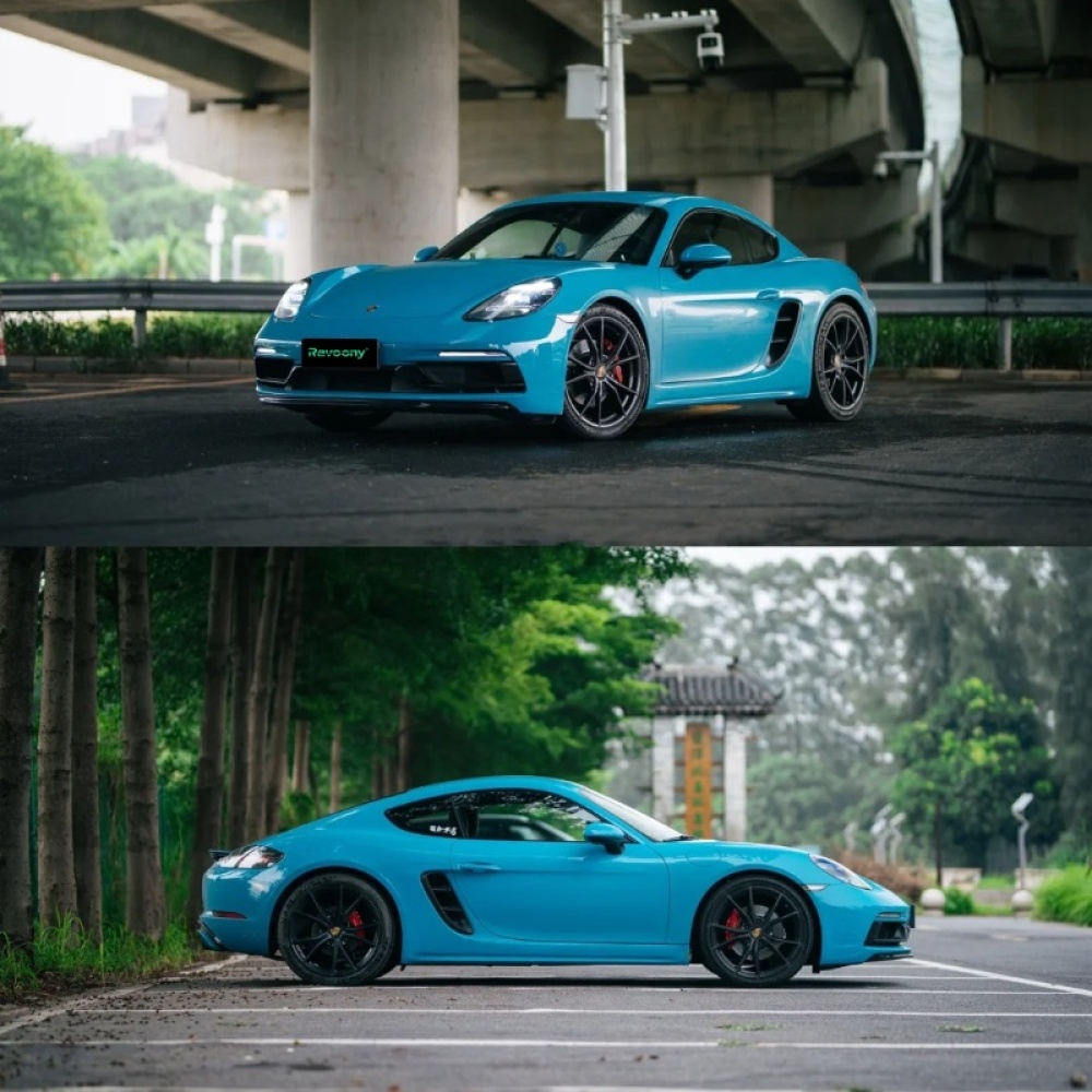 Ravoony Plus Glossy Miami Blue Vinyl Wrap