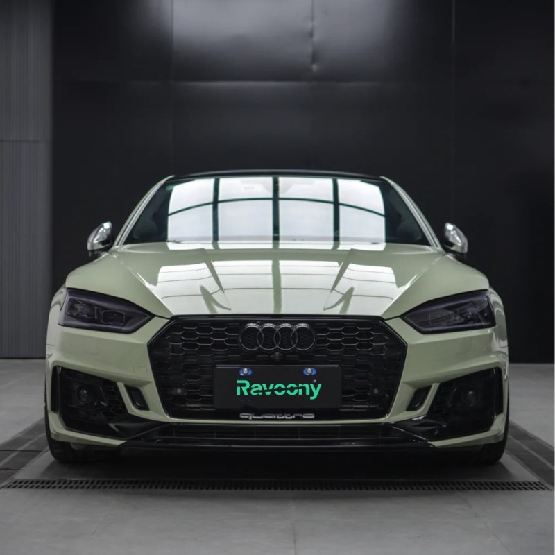 Time-Limited Sale Ravoony Plus Gloss Khaki Green Car Vinyl Wrap