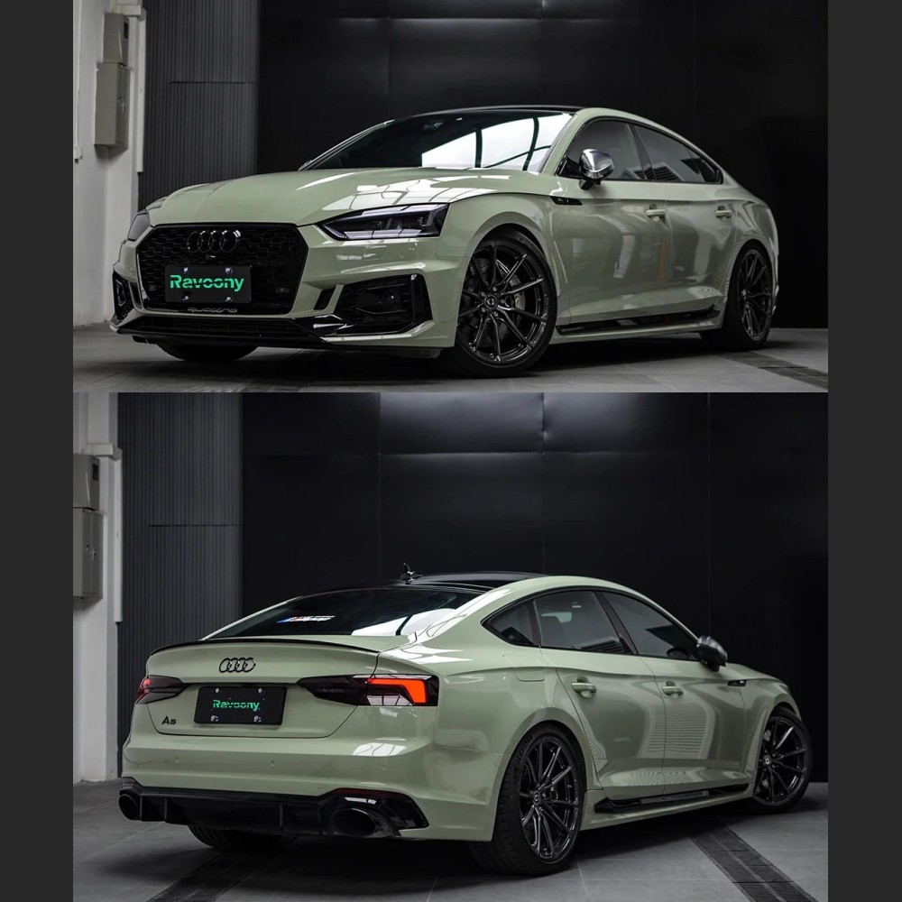 Time-Limited Sale Ravoony Plus Gloss Khaki Green Car Vinyl Wrap