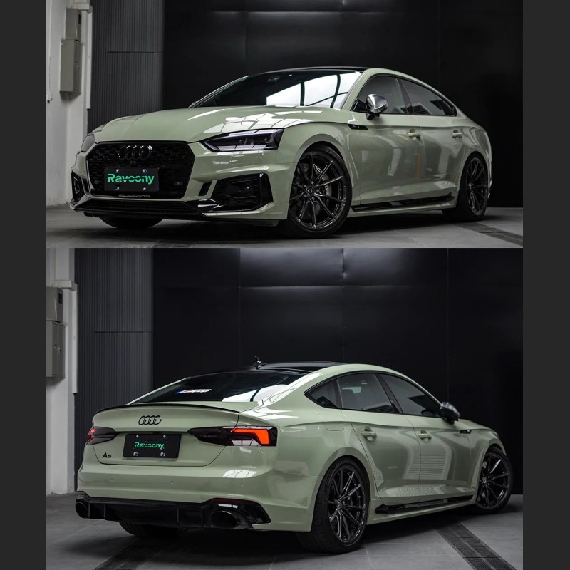 Time-Limited Sale Ravoony Plus Gloss Khaki Green Car Vinyl Wrap