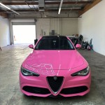 Ravoony Plus PET Glossy Princess Pink Vinyl Car Wrap 