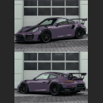 Ravoony Plus PET Glossy Negroni Purple Car Vinyl Wrap