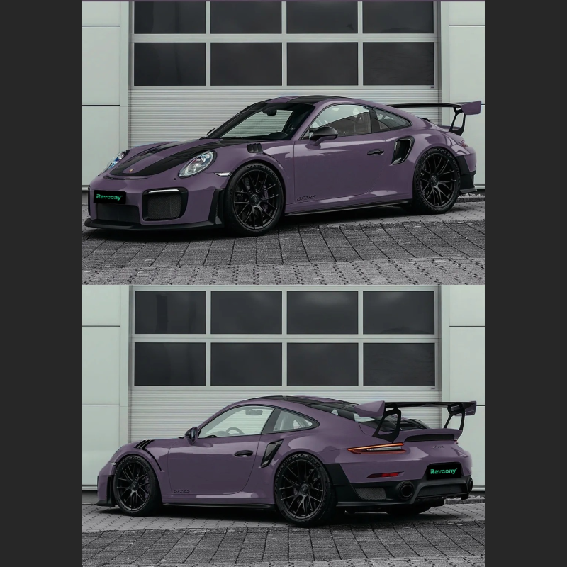 Ravoony Plus PET Glossy Negroni Purple Car Vinyl Wrap