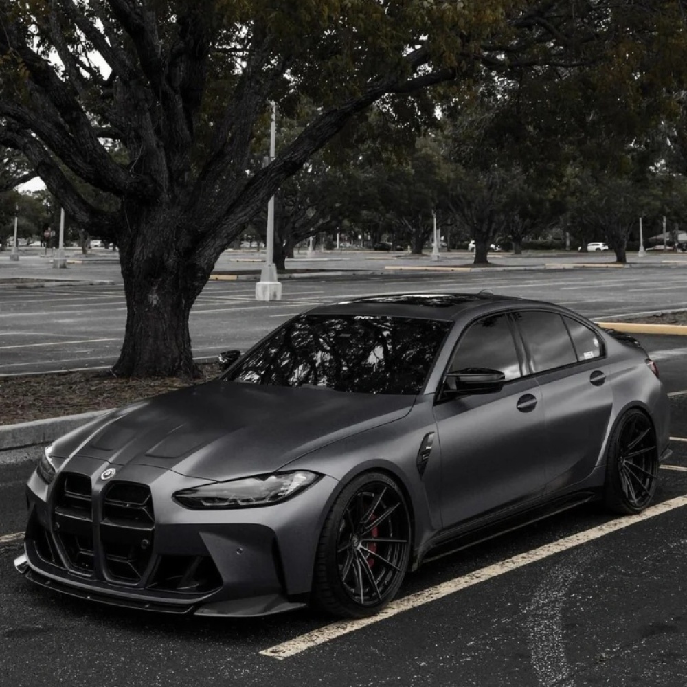 Ravoony Plus Matte AMG Grey Car Vinyl Wrap