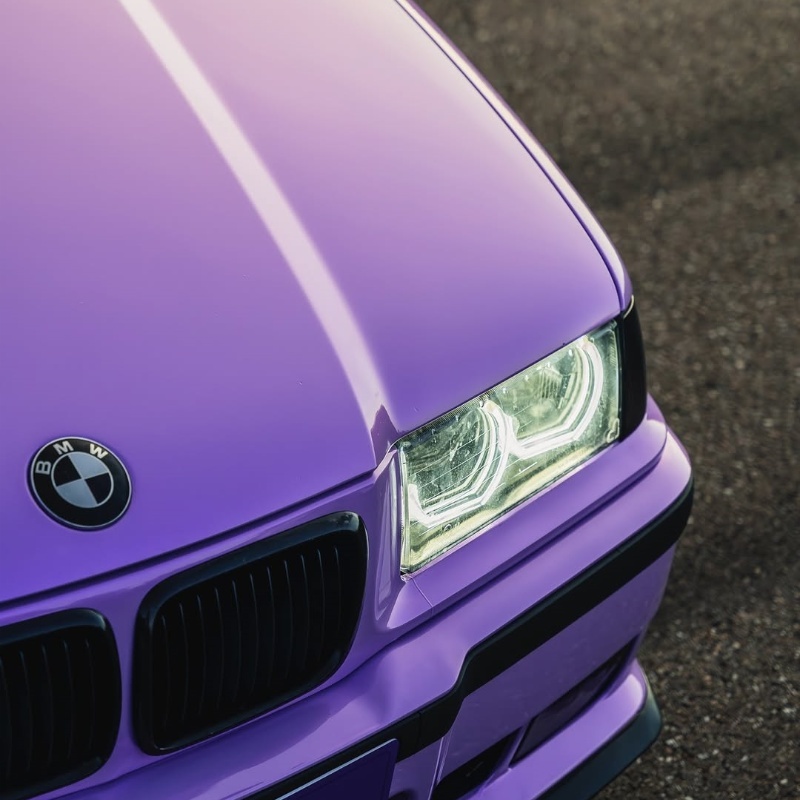 Ravoony Plus Twin Candy Magic Purple Car Wrap