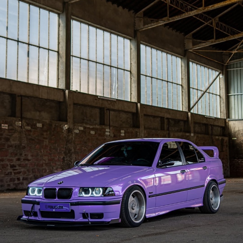 Ravoony Plus Twin Candy Magic Purple Car Wrap
