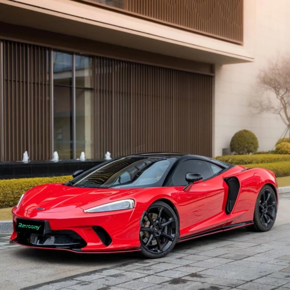 Ravoony Plus Glossy Crystal Carmine Red Vinyl Car Wrap