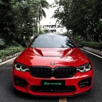 Ravoony Plus Glossy Crystal Carmine Red Vinyl Car Wrap