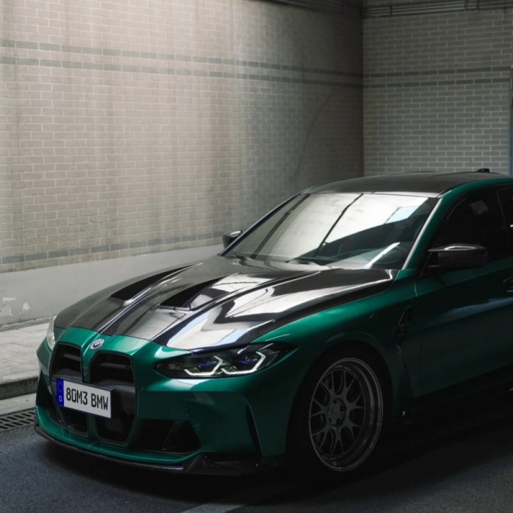 Ravoony Plus PET Gloss Paint Metallic Isle Of Man Green Car Vinyl Wrap
