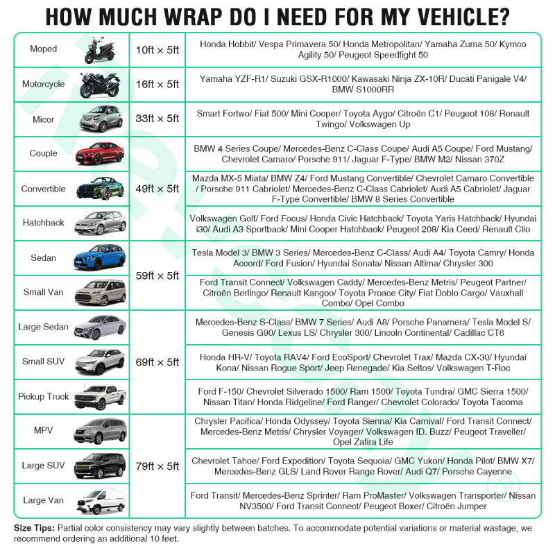 Ravoony Plus PET Satin Black Car Wrap
