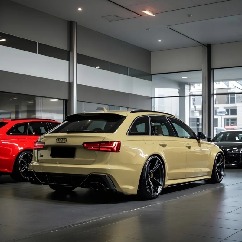 Ravoony Plus Glossy Sunbath Yellow Car Wrap