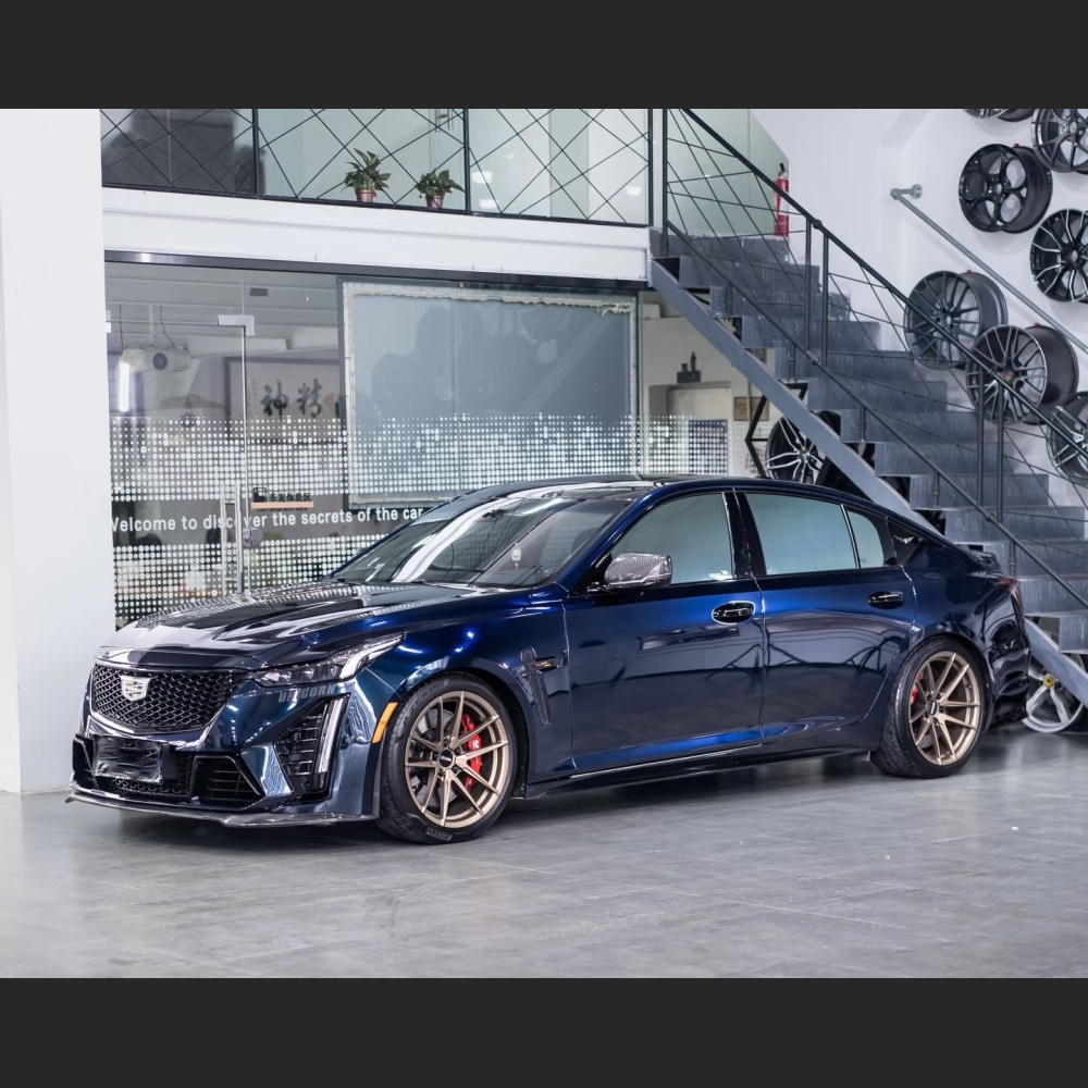 Ravoony Plus Gloss Midnight Blue Car Vinyl Wrap