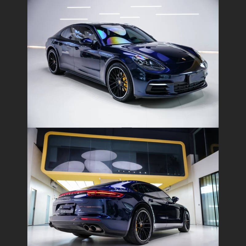 Ravoony Plus Gloss Midnight Blue Car Vinyl Wrap