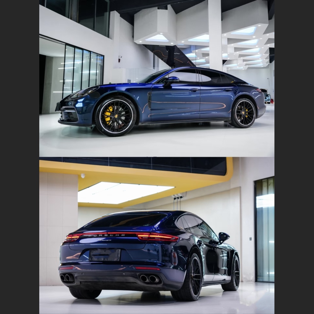 Ravoony Plus Gloss Midnight Blue Car Vinyl Wrap