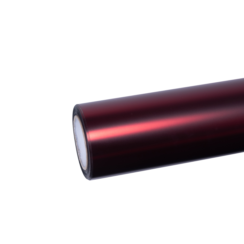 Ravoony Plus Matte Chrome Romanee Red Vinyl Car Wrap