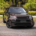 Ravoony Plus Glossy Diamond Black Red Vinyl Car Wrap