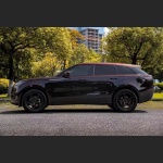 Ravoony Plus Glossy Diamond Black Red Vinyl Car Wrap