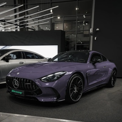Ravoony Basic PET Gloss Spiritual Realm Purple Car Wrap 01