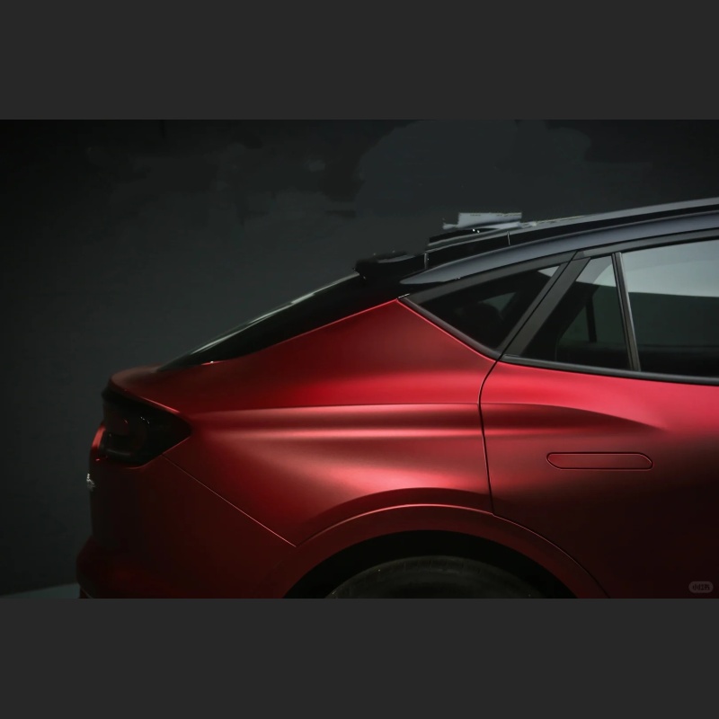 Ravoony Basic Matte Chrome Romanee Red Vinyl Car Wrap