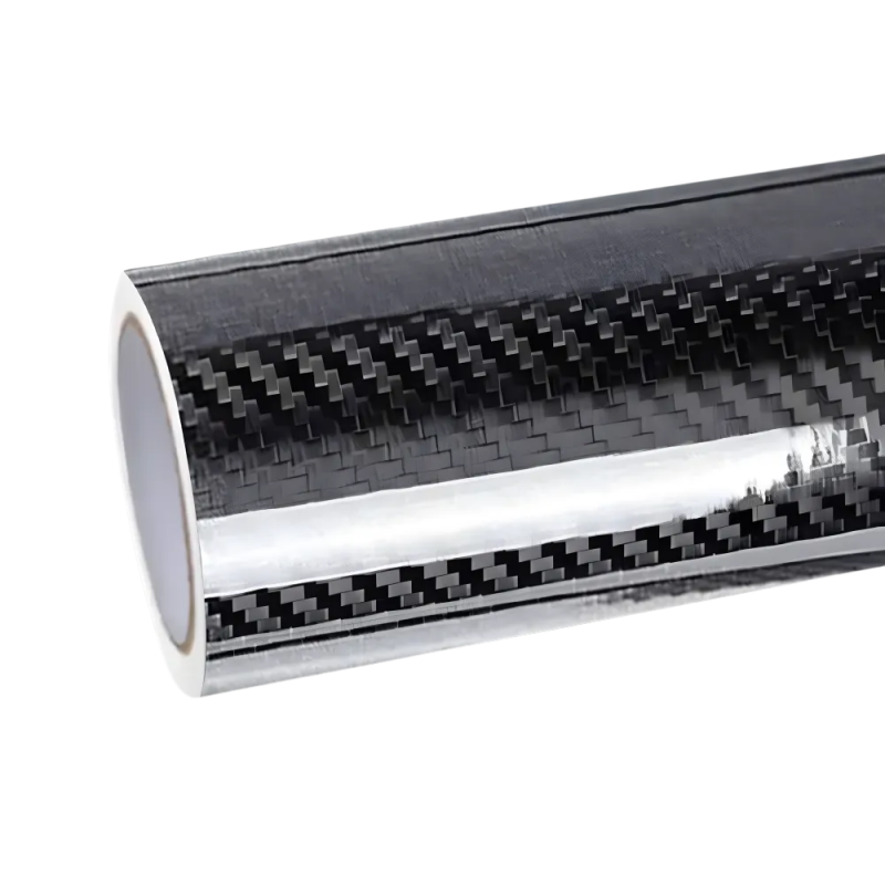 Ravoony Plus Glossy 3D Carbon Black Vinyl Wrap
