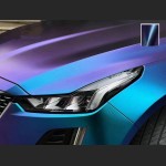 Ravoony Plus PET Matte Diamond Blue Purple Vinyl Wrap