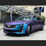 Ravoony Plus PET Matte Diamond Blue Purple Vinyl Wrap