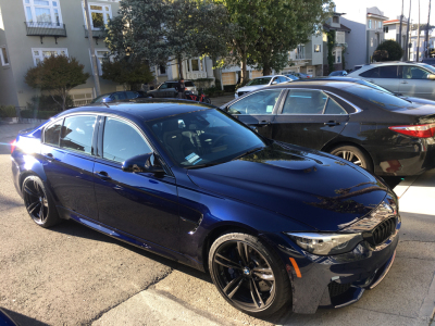 Ravoony Plus Gloss Midnight Blue Car Vinyl Wrap review Babatunde Tiamiyu 00