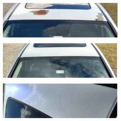Ravoony Plus Glossy White to Blue Car Vinyl Wrap review Steffen Schiesser