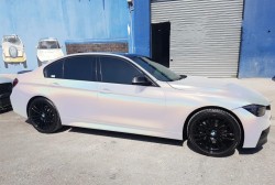 Ravoony Plus Glossy Laser White Car Vinyl Wrap review Stephanie Stambaugh