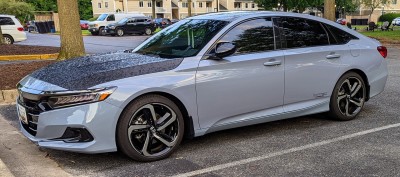 Ravoony Plus PET Matte Carbon Fiber Forging Black Vinyl Wrap review Juliette Charbonnier