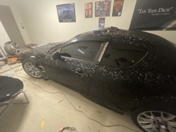 Ravoony Plus PET Matte Carbon Fiber Forging Black Vinyl Wrap review Jared Rubio 02