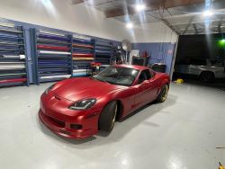 Ravoony Plus Matte Red Metallic Car Vinyl Wrap review Barbara Laiche 02