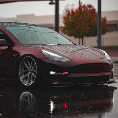 Ravoony Plus PET Gloss Color Shift Rainbow Drift Black Red Vinyl Wrap review Melissa Downie 00