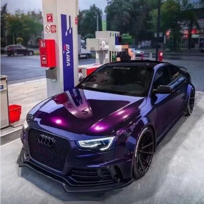 Ravoony Plus Gloss Midnight Purple Car Vinyl Wrap review Riley Sylvia