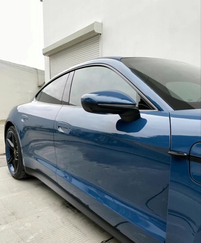 Ravoony Plus Porsche Gloss Neptune Blue Vinyl Car Wrap review kenny p 01
